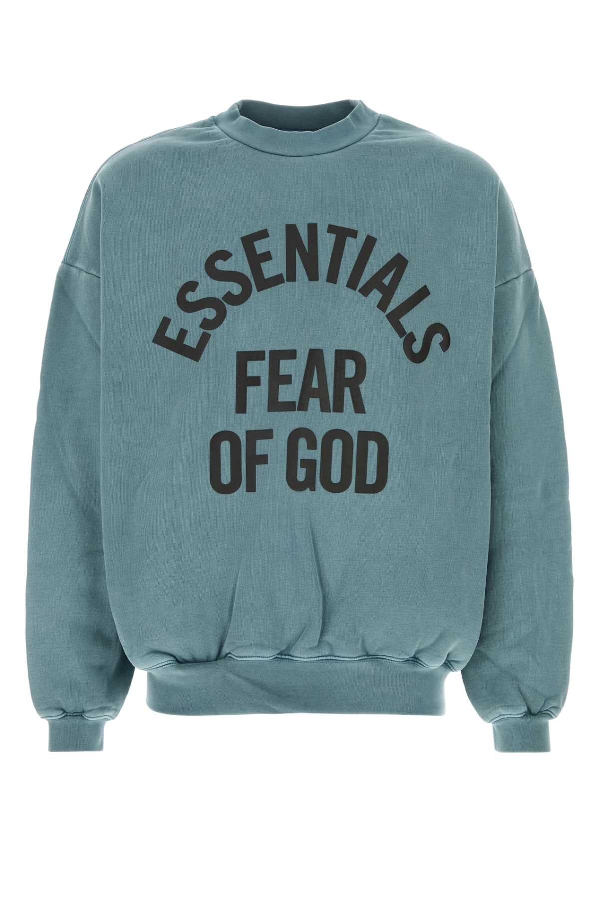 Fear Of God Essential Crewneck Sweatshirt — Blue by Fear Of God Essential