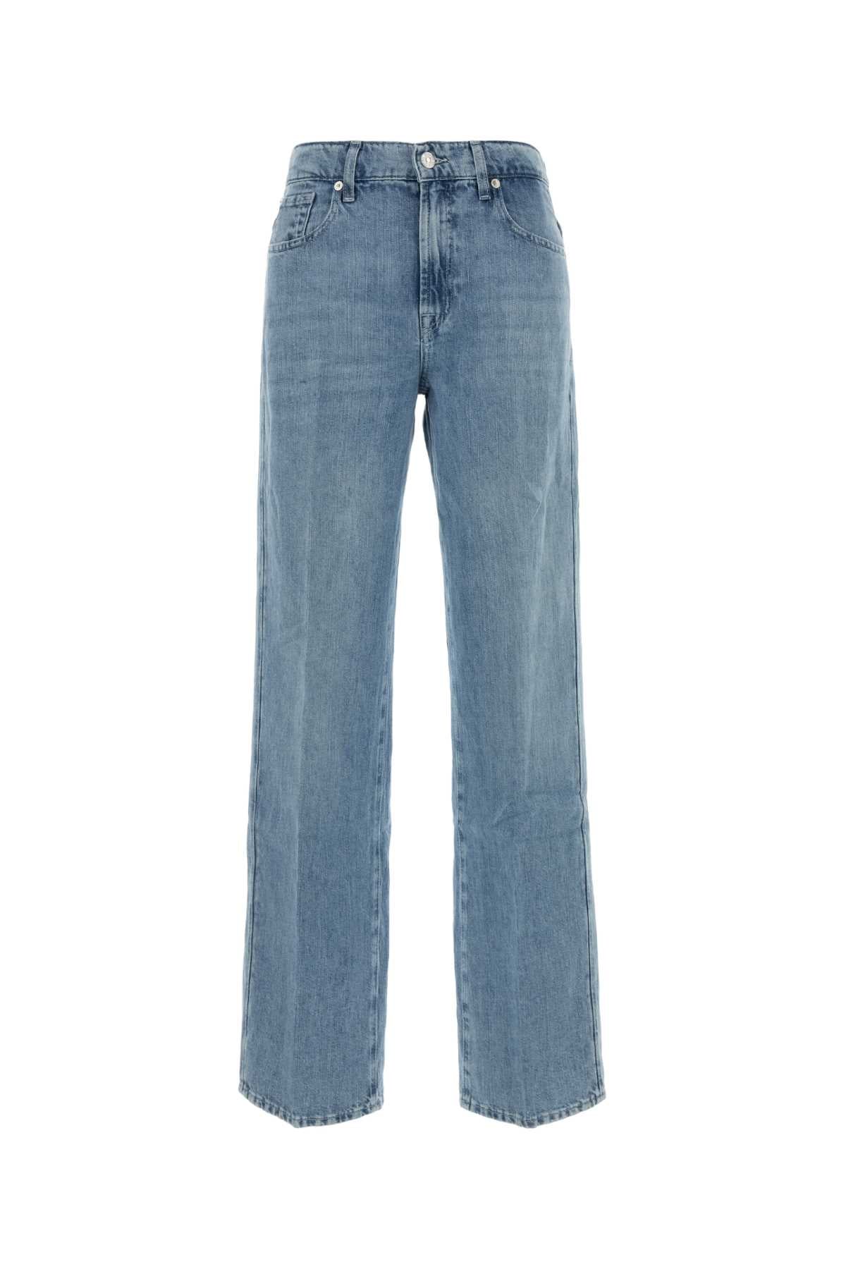Seven For All Mankind Stove Pipe Jeans — Blue by Seven For All Mankind