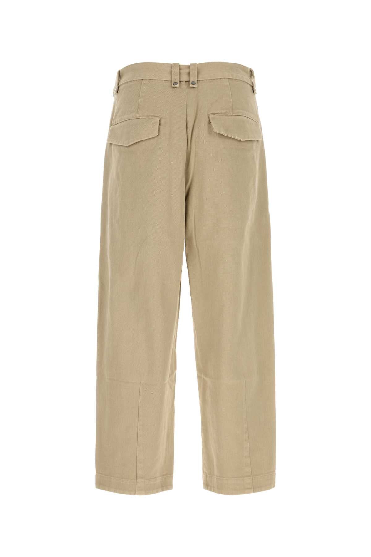 Entire Studios Gully Pant Trousers — Beige, view 2
