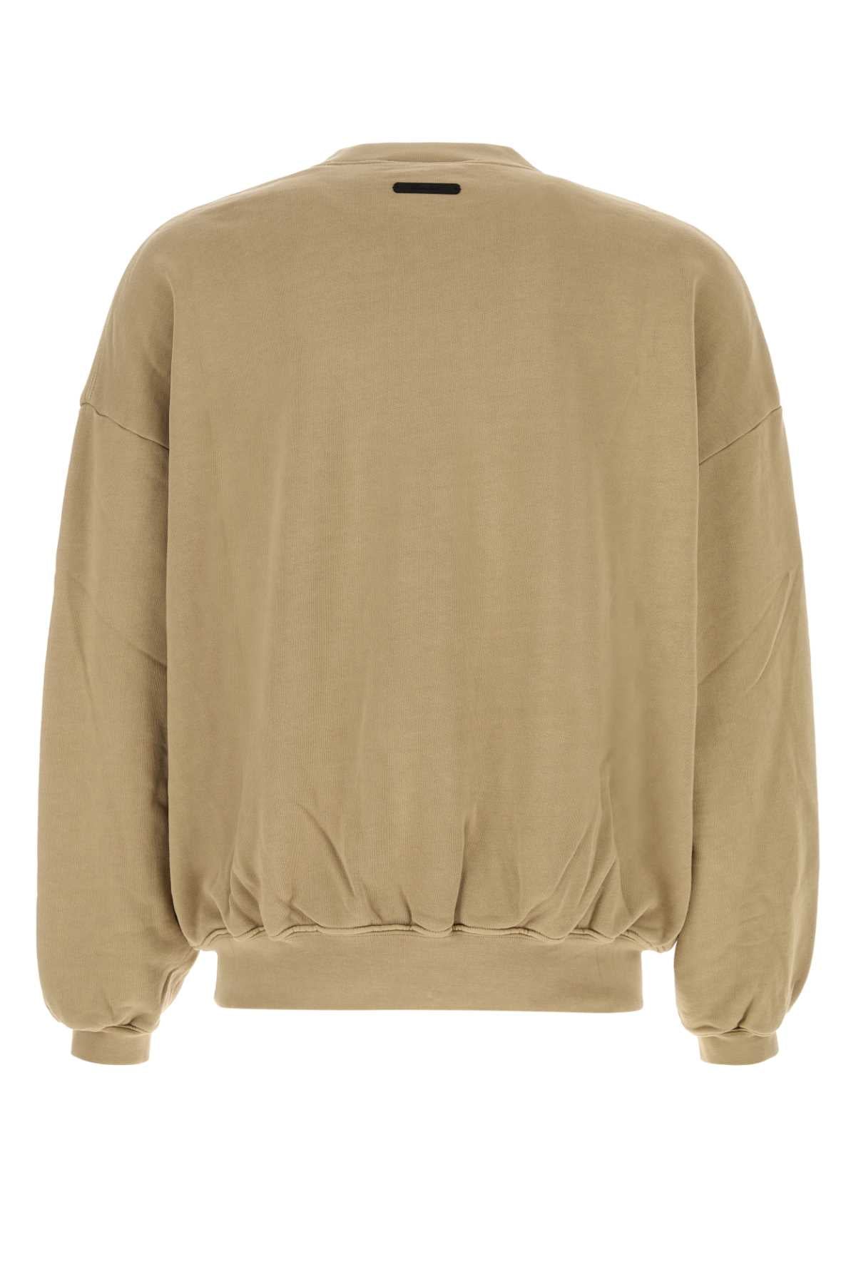 Fear Of God Essential Crewneck Sweatshirt — Beige, view 2