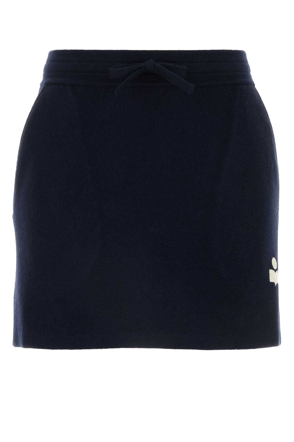 Isabel Marant Etoile Amaline Mini Skirt — Navy by Isabel Marant Etoile