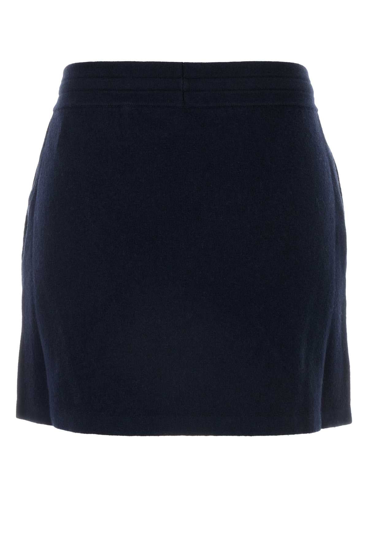 Isabel Marant Etoile Amaline Mini Skirt — Navy, view 2