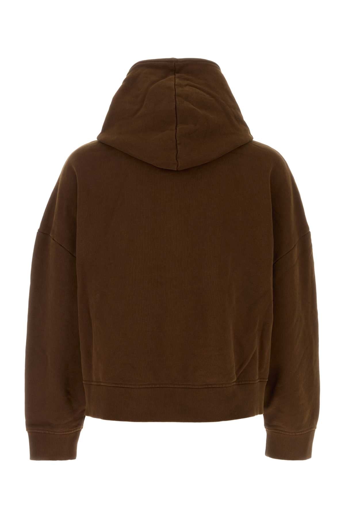 Entire Studios Hoodie — Brown, view 2