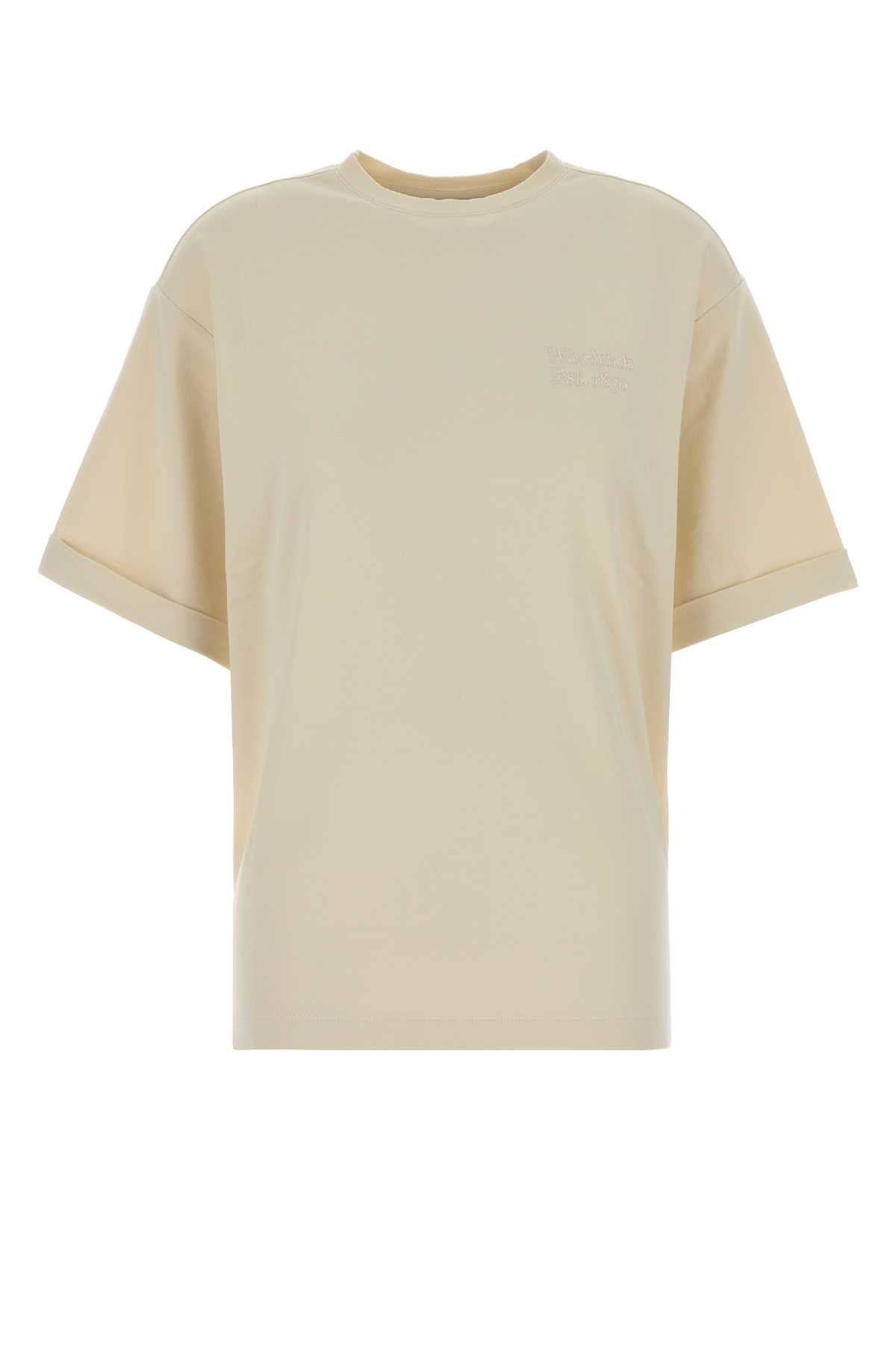 Woolrich Interlock T-Shirt — Beige by Woolrich