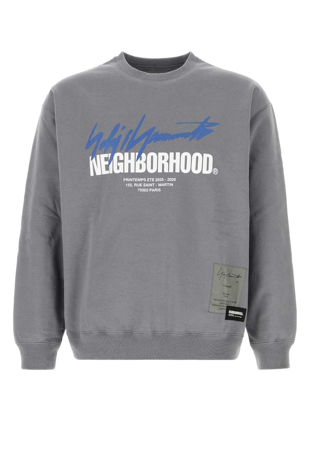 Yohji Yamamoto Shirt Sweatshirt — Gray by Yohji Yamamoto