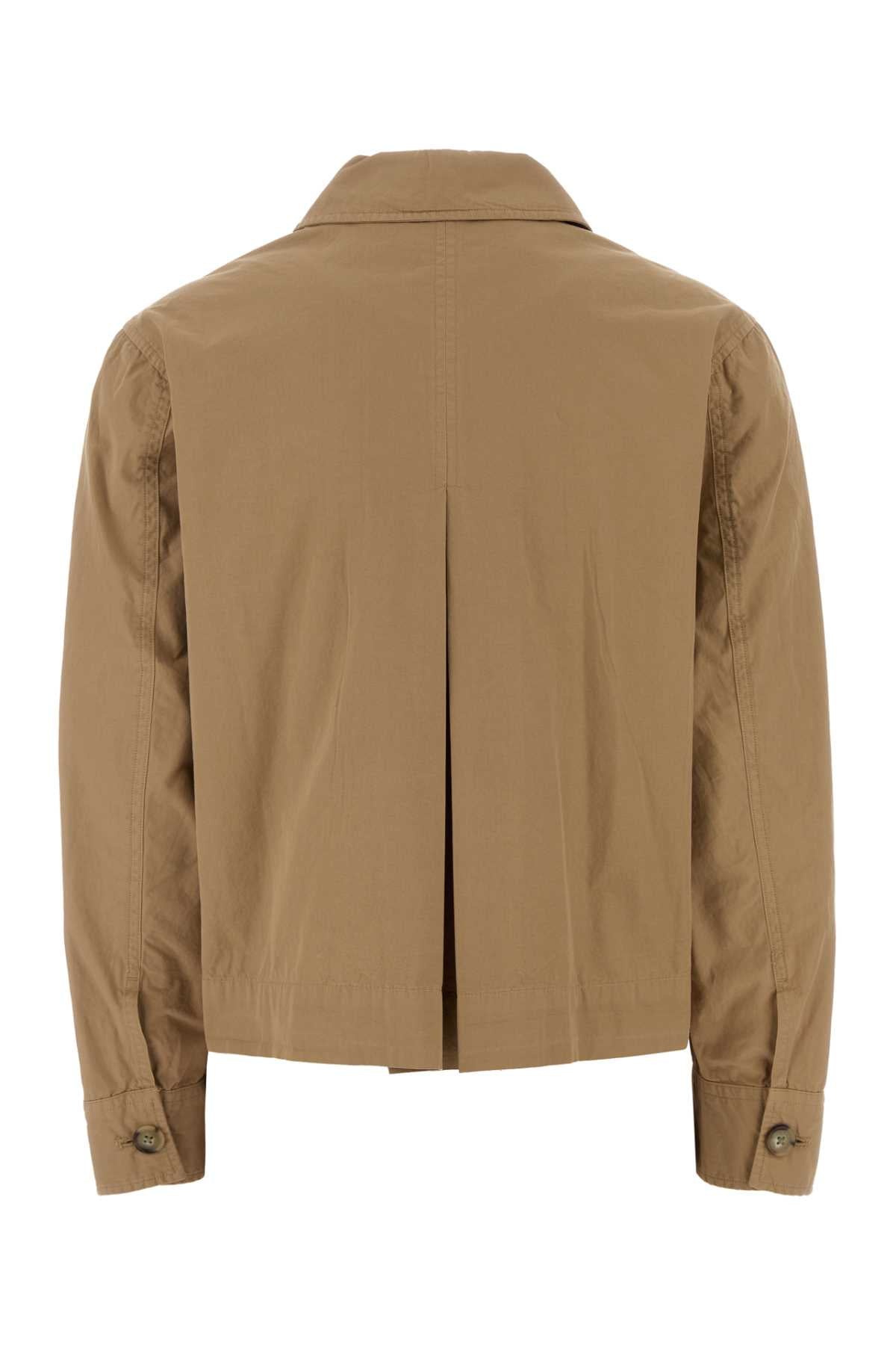Woolrich Cotton Casual Overshirt — Beige, view 2