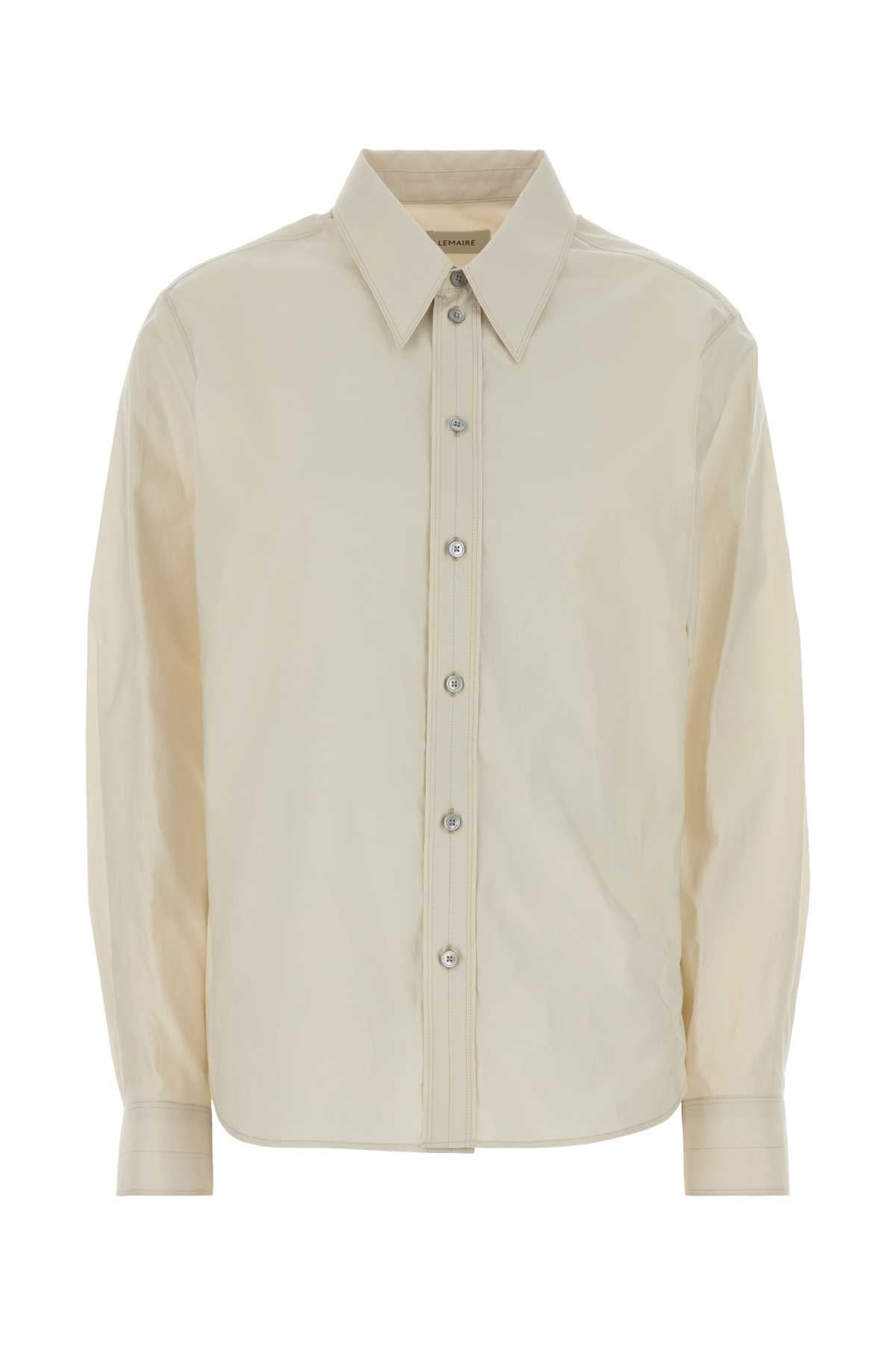 Lemaire Collar Shirt — Beige by Lemaire