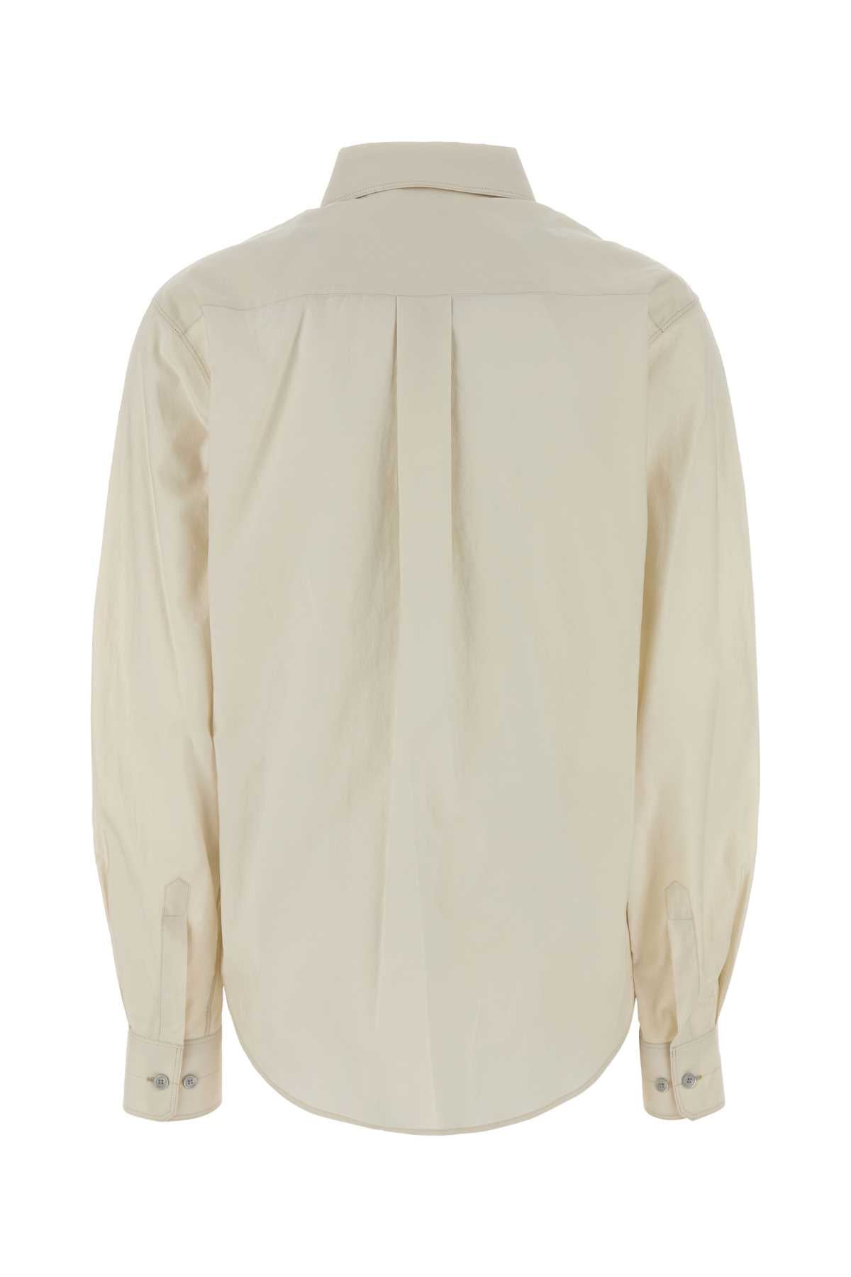 Lemaire Collar Shirt — Beige, view 2