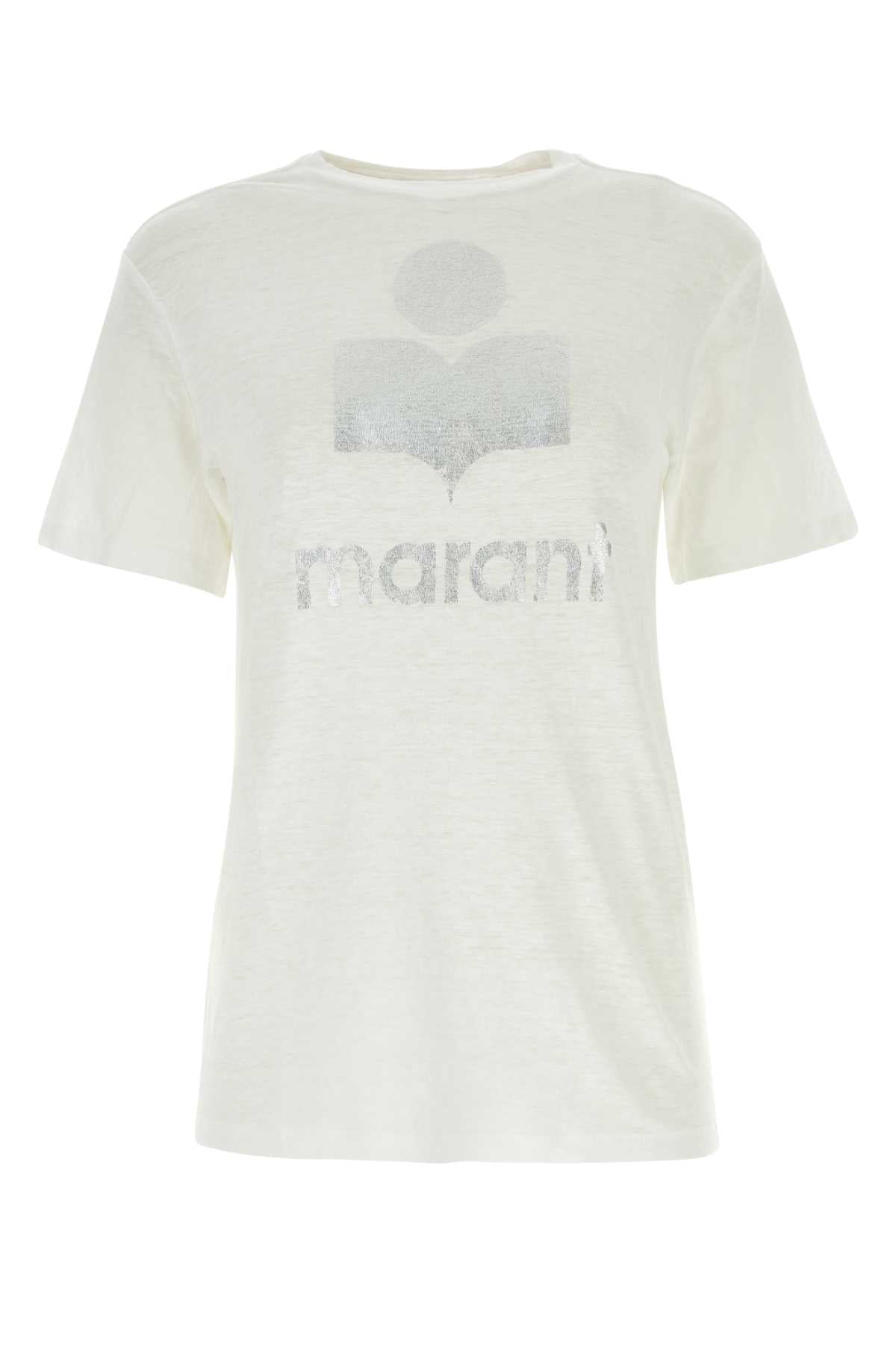 Isabel Marant Etoile Zewel T-Shirt — White by Isabel Marant Etoile