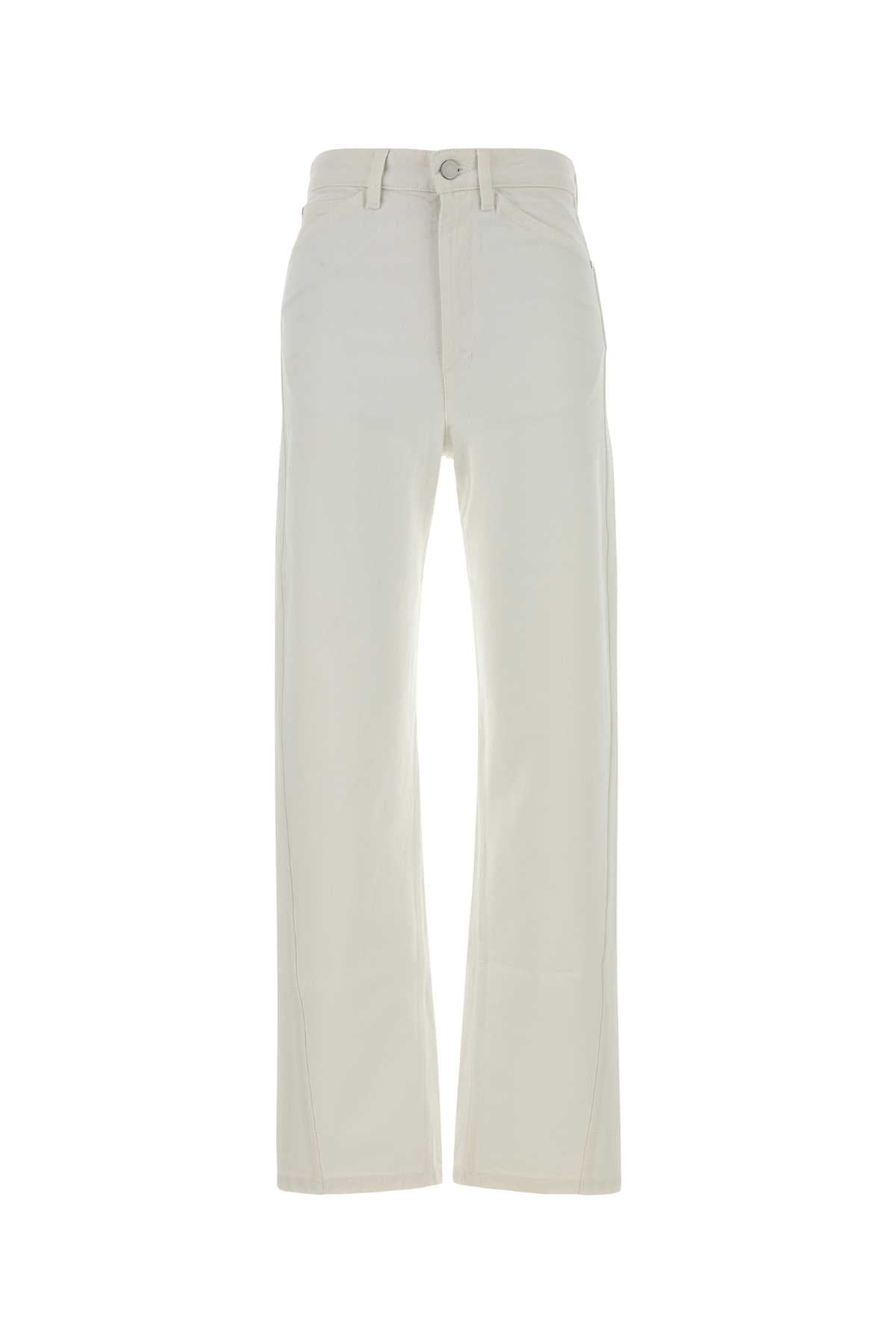 Lemaire Five Pockets Jeans — White by Lemaire