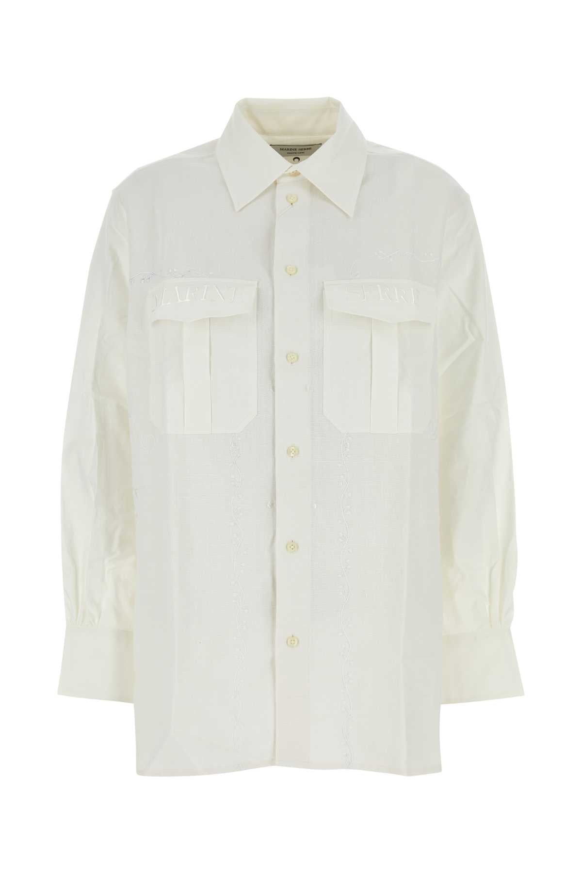 Marine Serre Household Shirt — White by Marine Serre