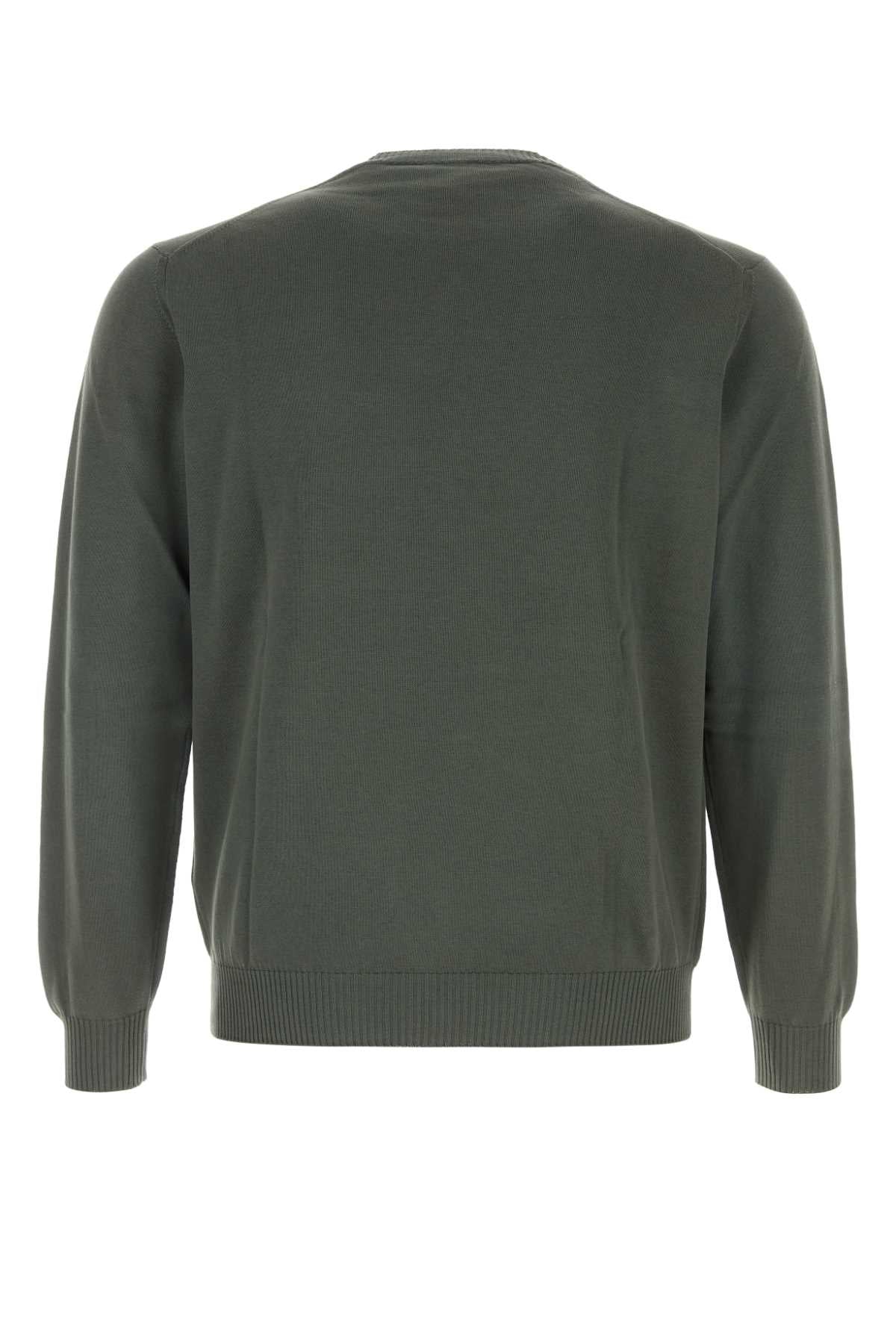 Fedeli Girocollo Sweater — Green, view 2