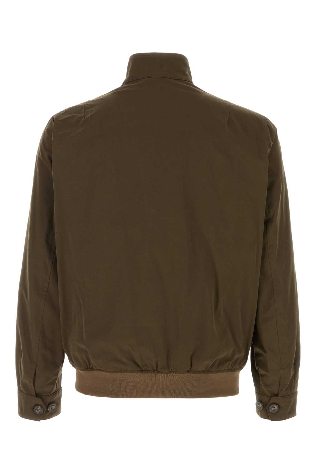Palto' Cotton Blend Jacket — Brown, view 2