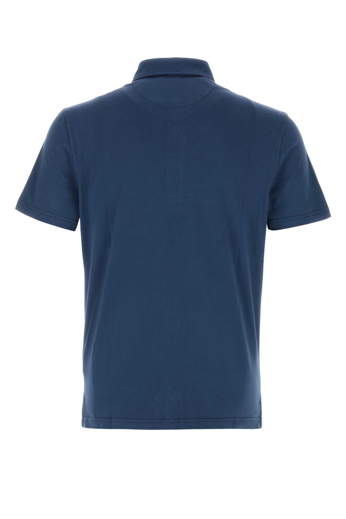 Fedeli Polo Shirt — Blue, view 2