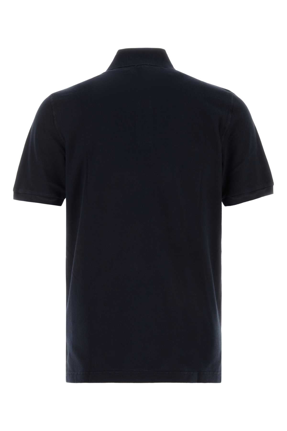 Fedeli Polo Shirt — Navy, view 2