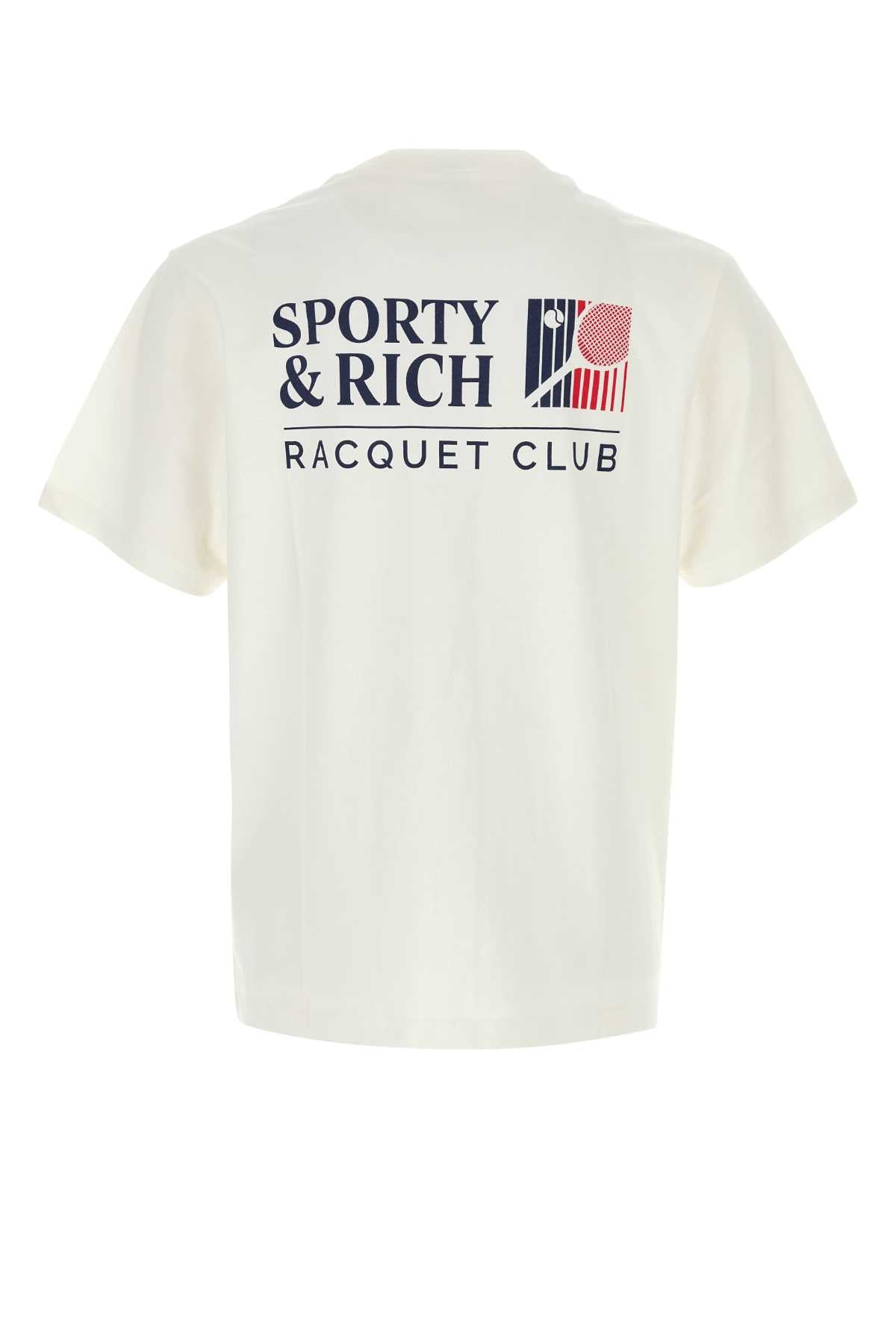 Sporty & Rich Tshirt T-Shirt — White, view 2