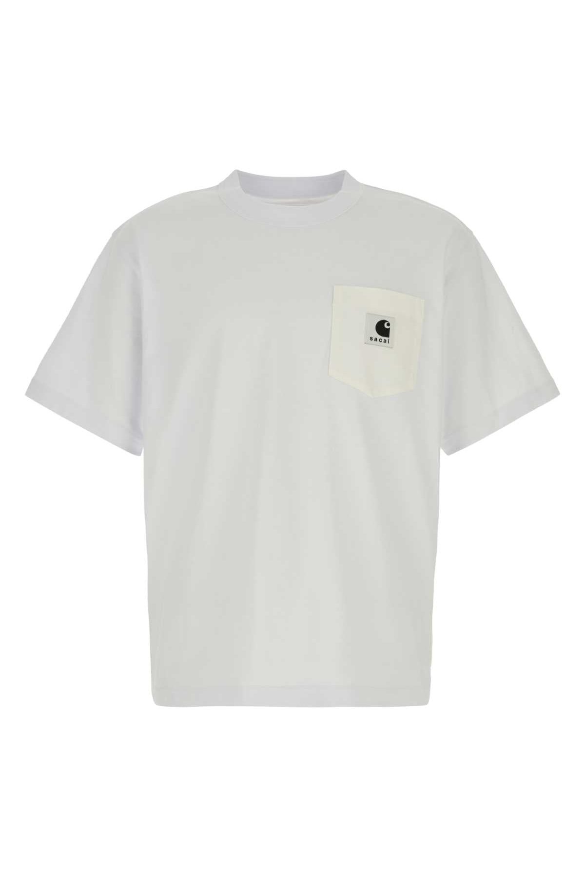 Sacai Cotton T-Shirt — White by Sacai