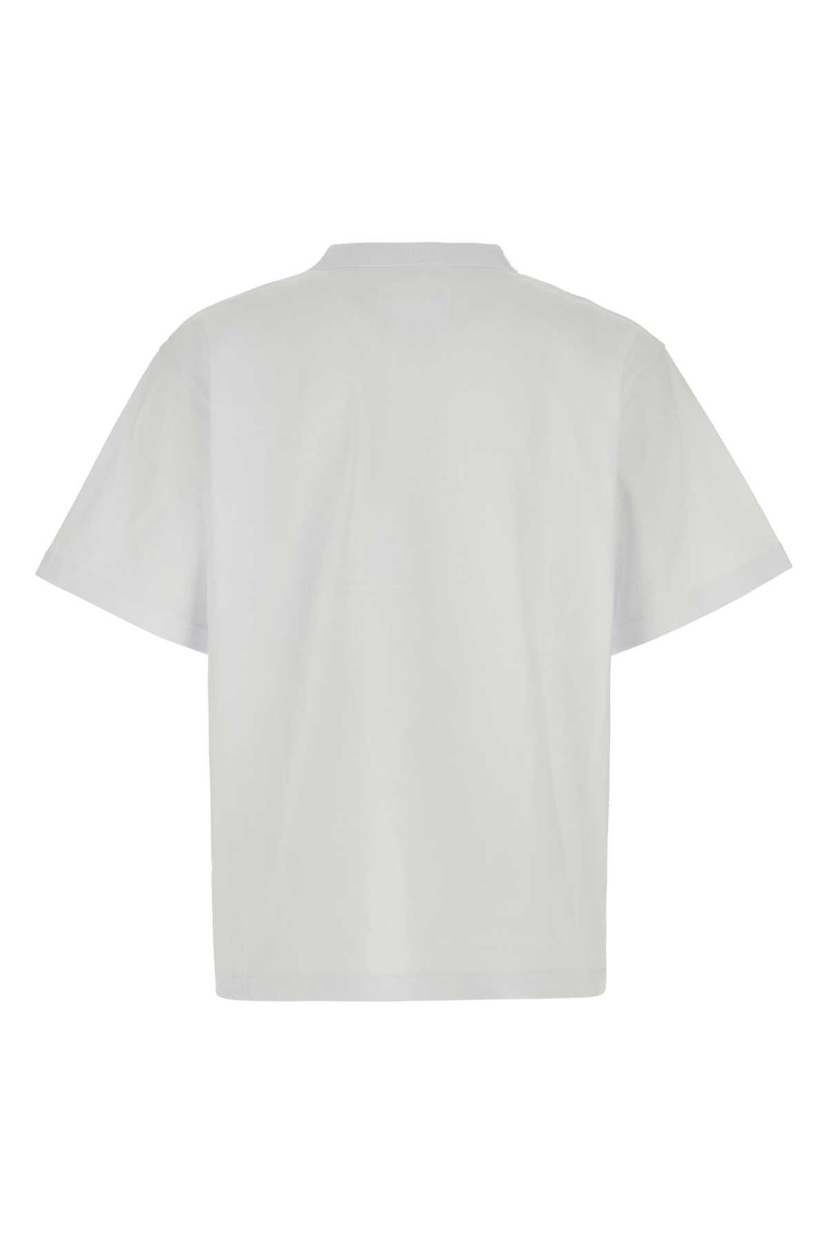 Sacai Cotton T-Shirt — White, view 2