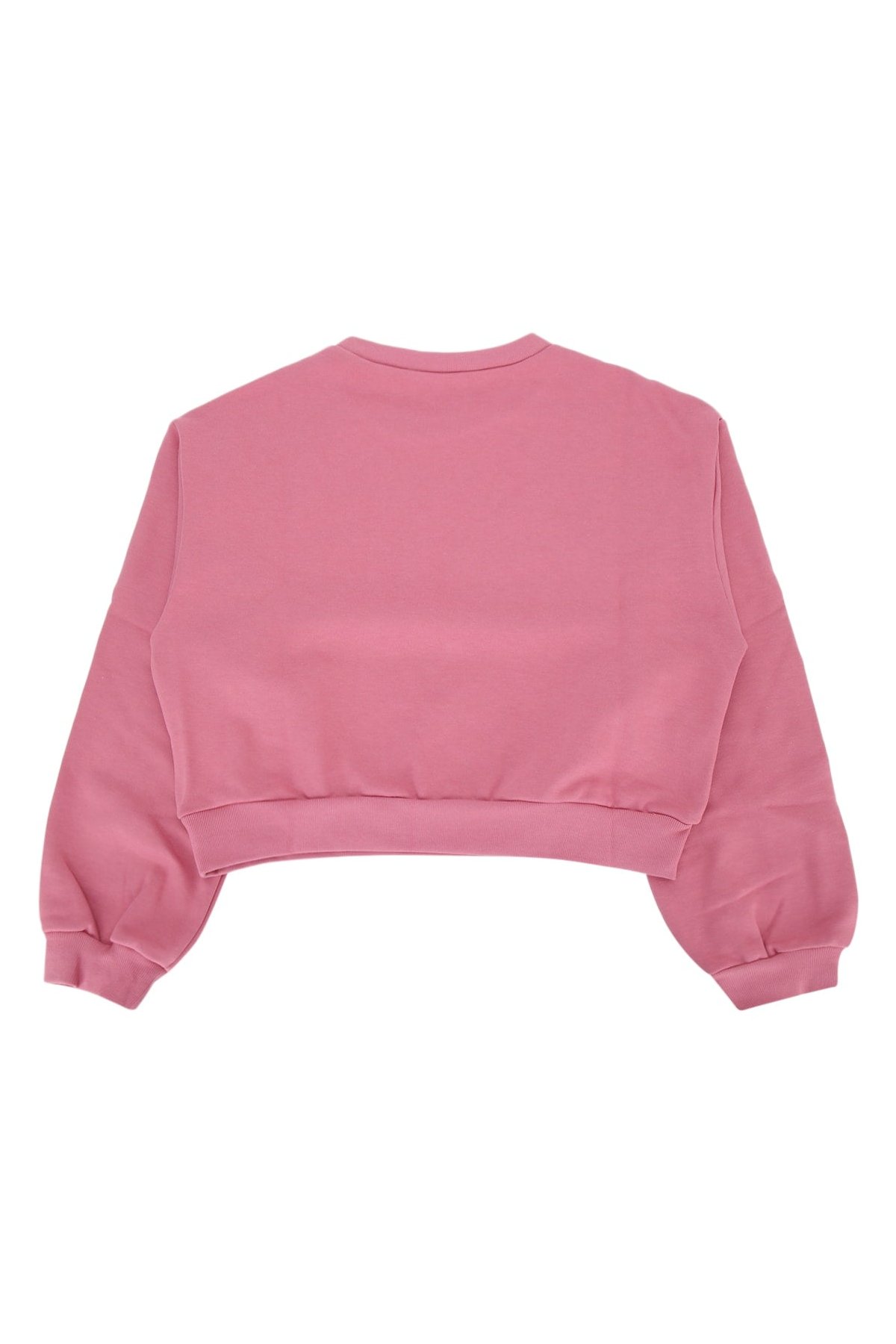 Marni Kids Logo-Embroidered Cotton Sweatshirt — Pink, view 2