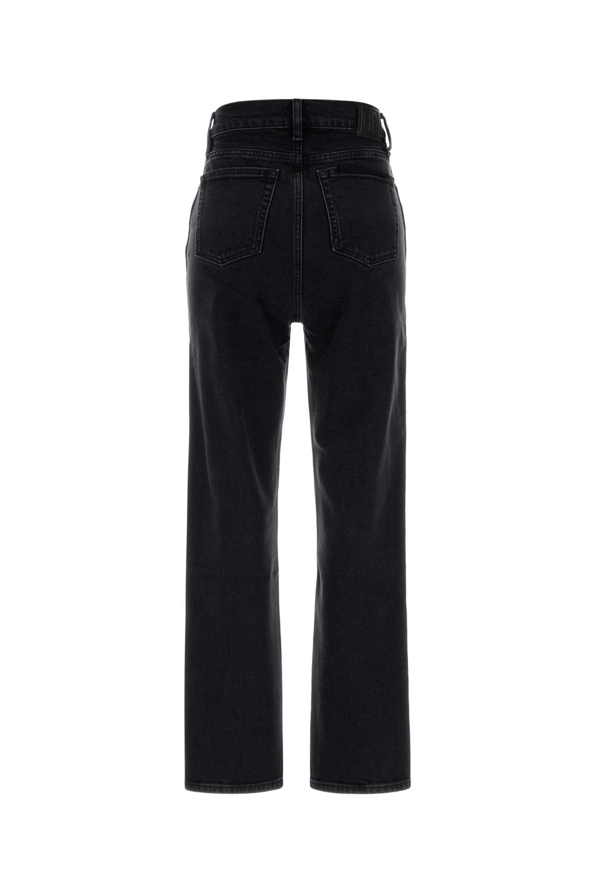 Anine Bing Jane Jeans — Black, view 2