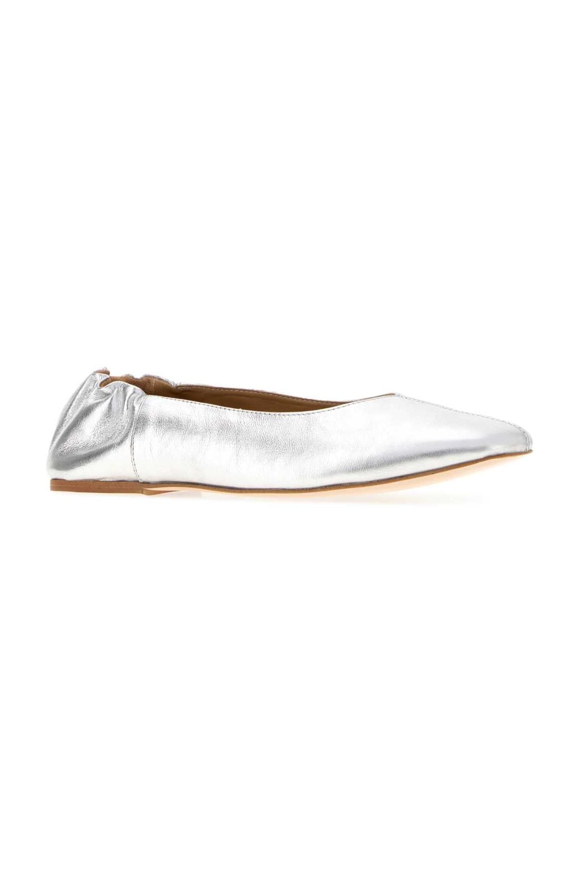 A.P.C. Juliet Ballet Flat — Silver, view 2