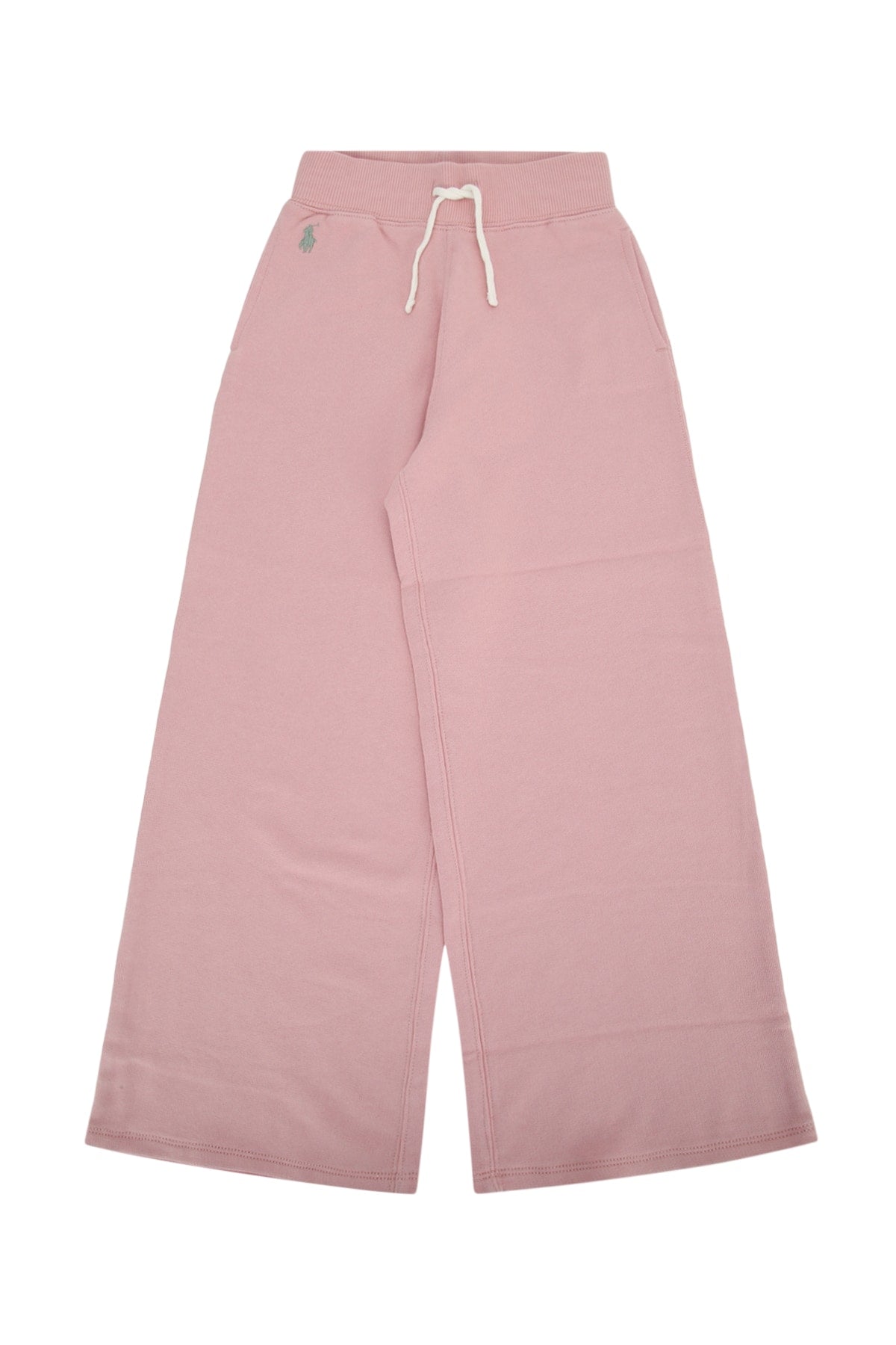 Polo Ralph Lauren Jr Wide-Leg Cotton-Terry Joggers — Pink by Polo Ralph Lauren Jr