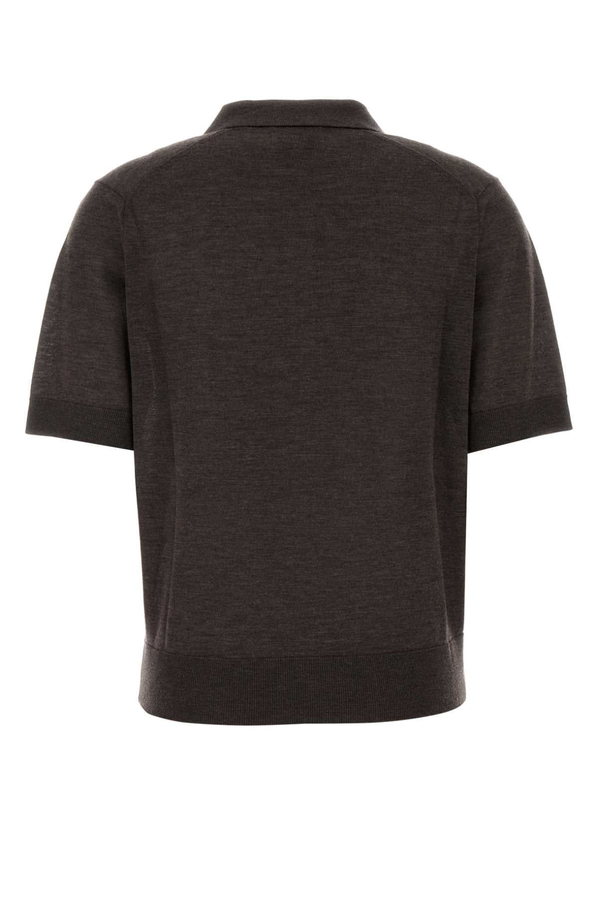 Loulou De Saison Fine Polo — Brown, view 2