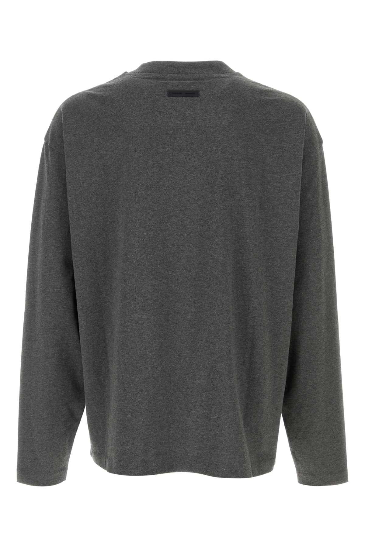 Fear Of God Essential Long T-Shirt — Gray, view 2