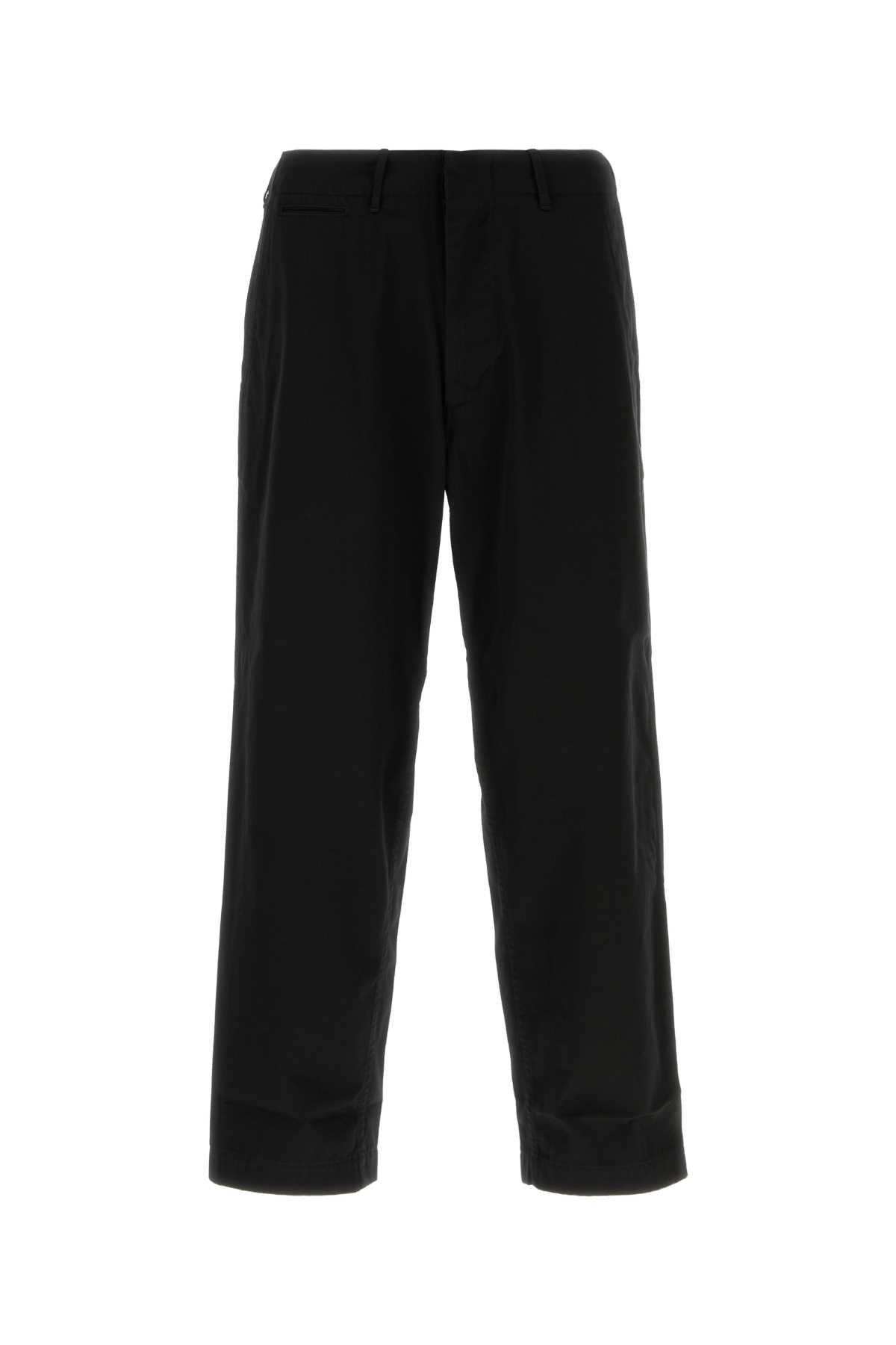 Nanamica Wide Chino Trousers — Black by Nanamica