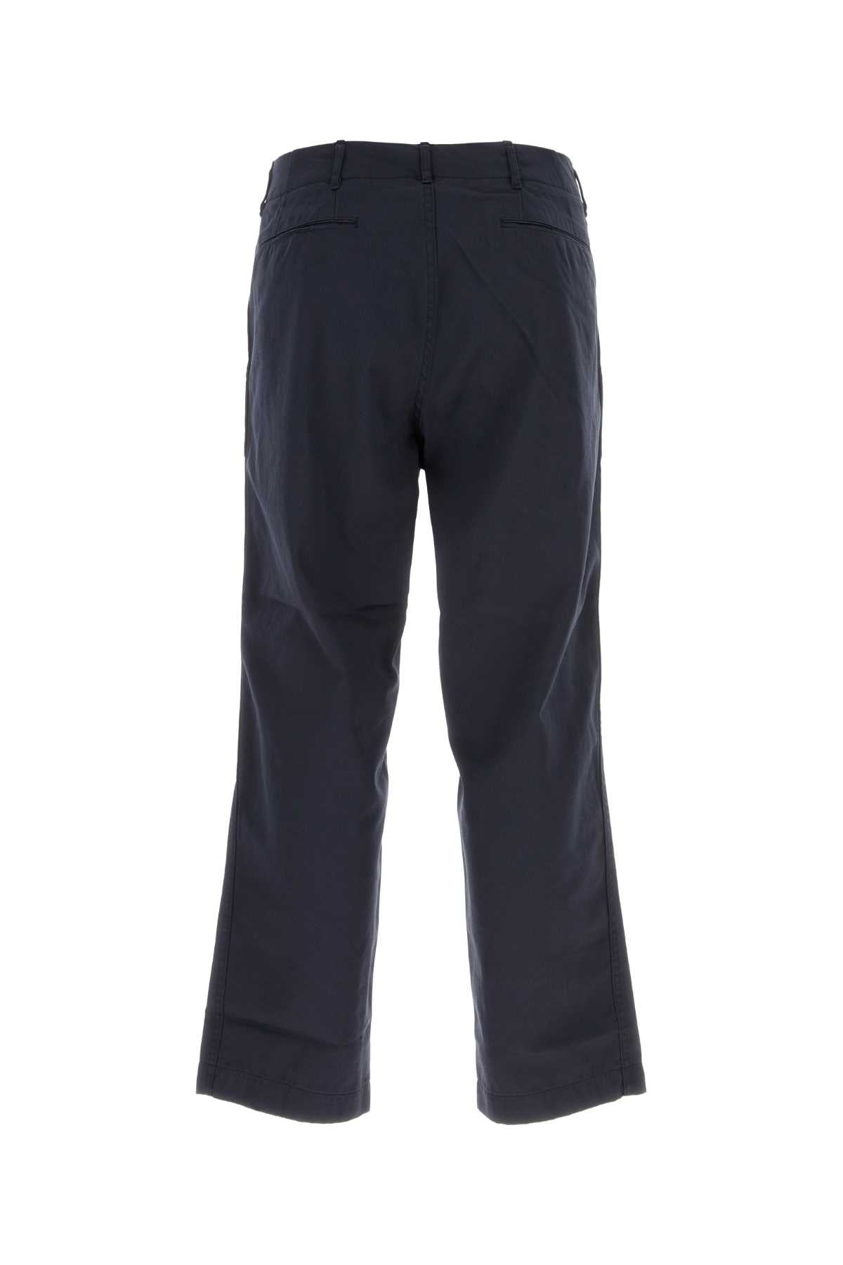 Nanamica Wide Chino Trousers — Navy, view 2