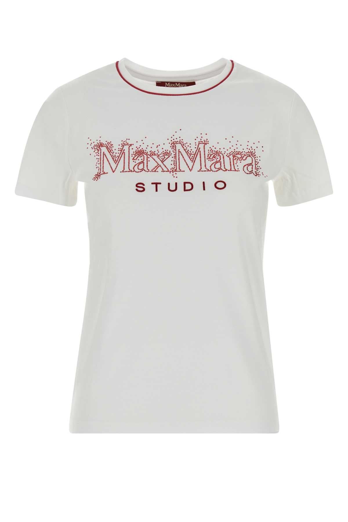 Mm Studio Pugnale T-Shirt — White by Mm Studio