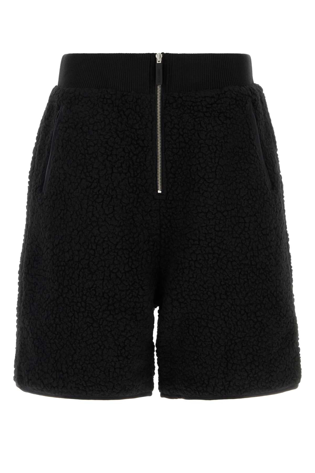 Entire Studios Short Bermuda Shorts — Black by Entire Studios