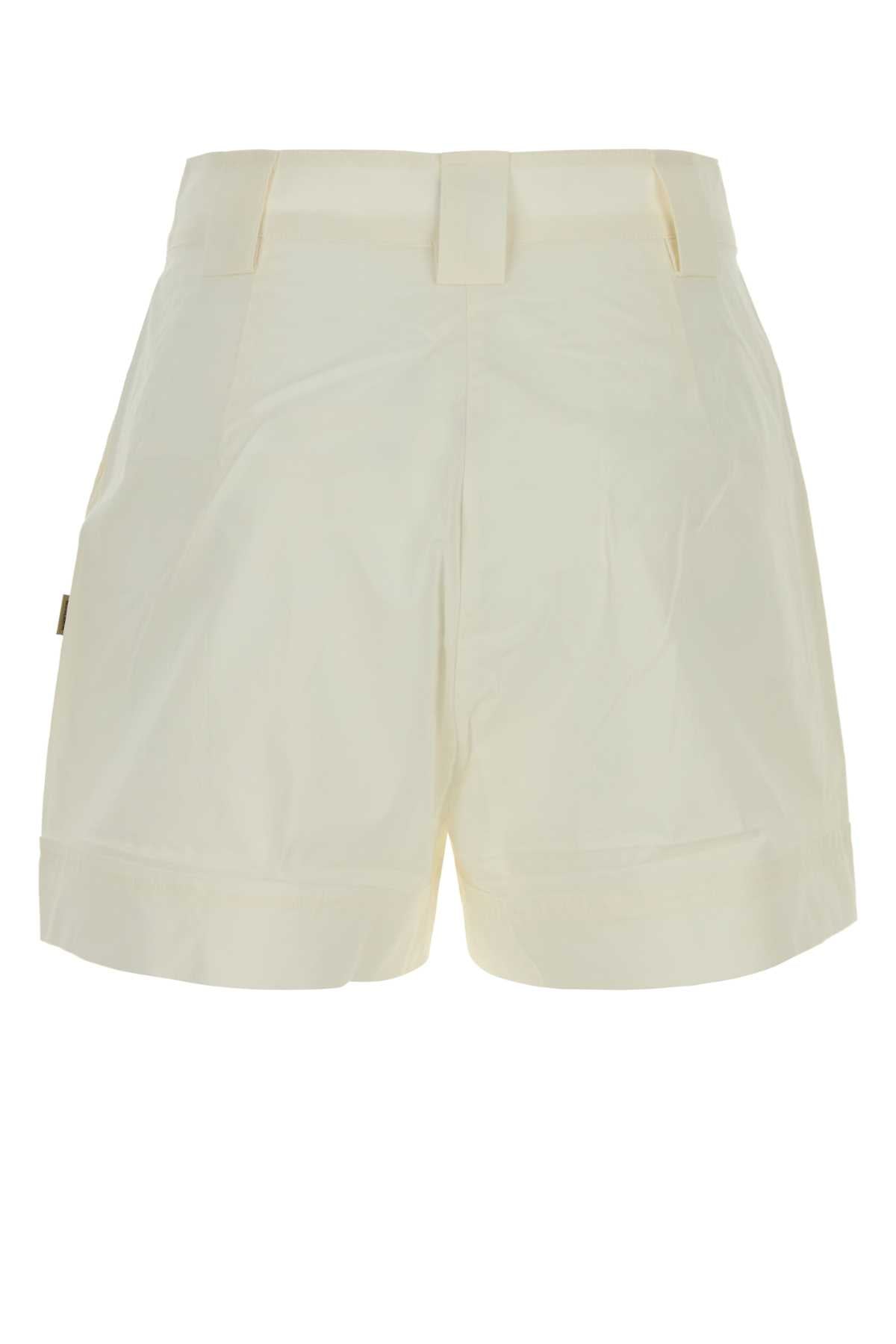 Woolrich Cotton Poplin Shorts — White, view 2