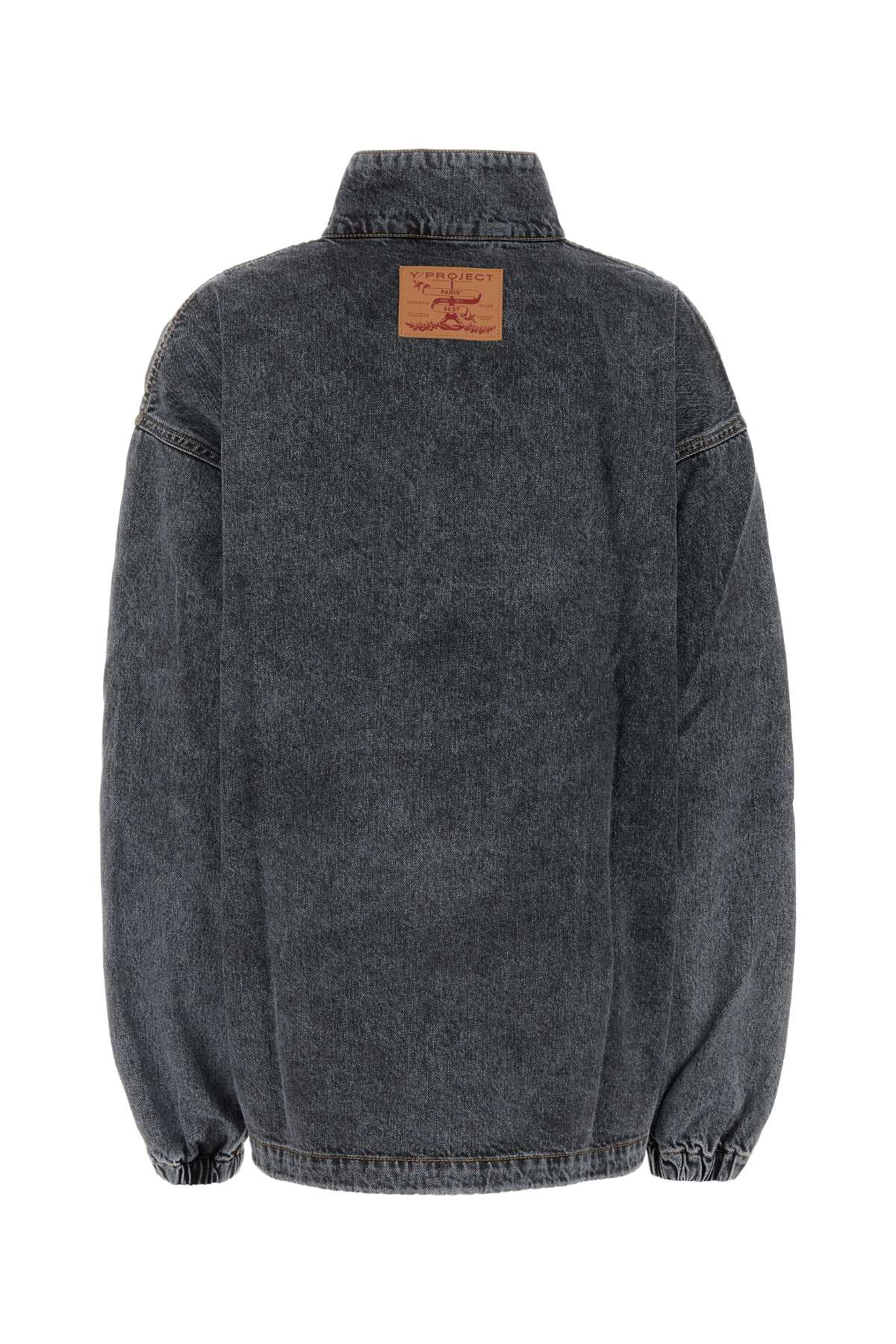 Y Project Evergreen Pinched Jacket — Black, view 2
