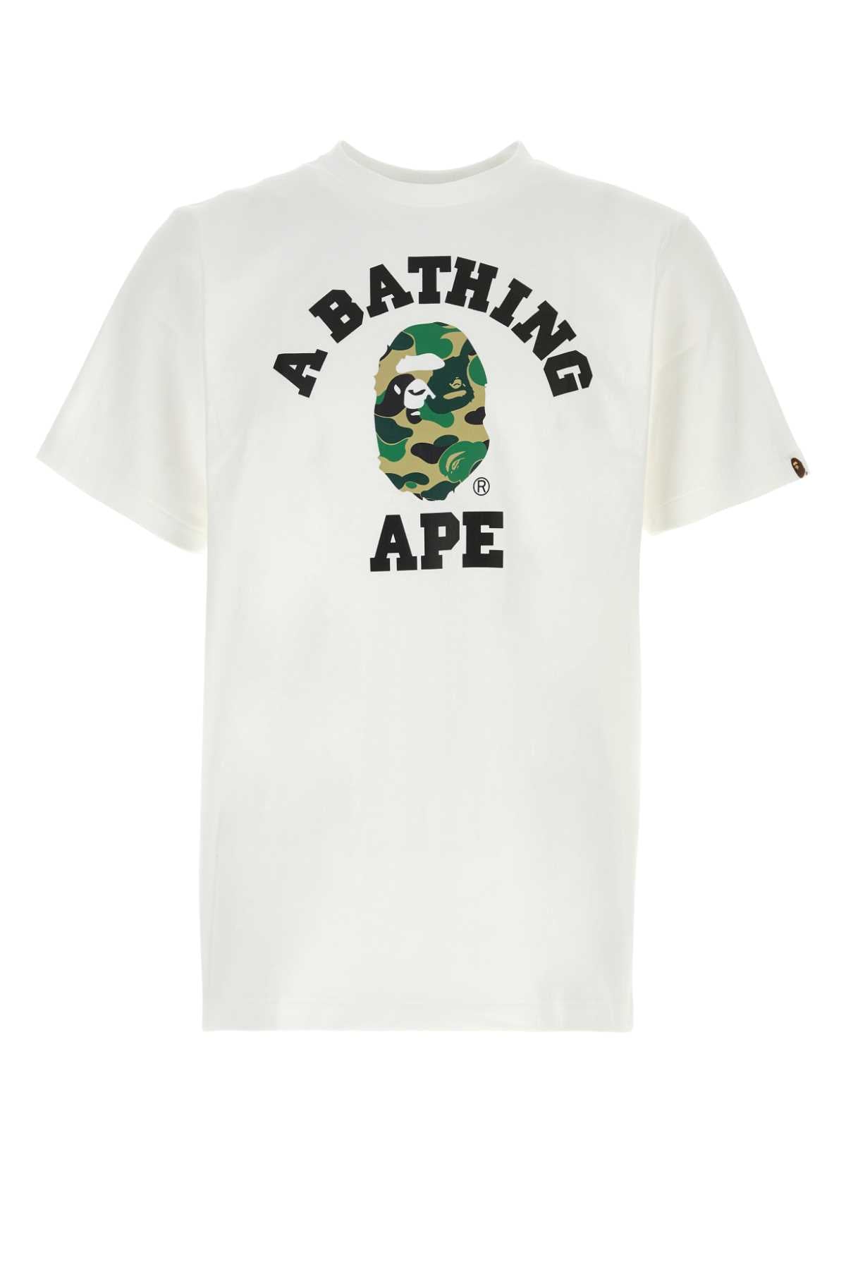 Bape Camo T-Shirt — White by Bape