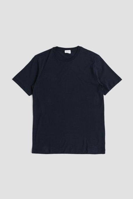 Handvaerk Peruvian Pima Cotton T-Shirt — Navy by Handvaerk