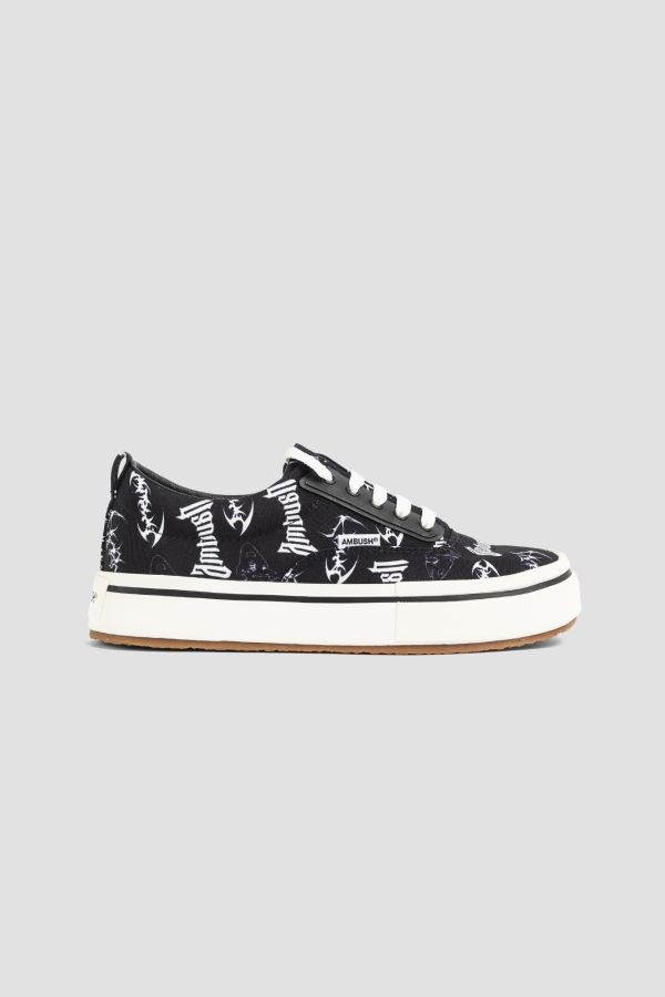 Ambush Graphic Canvas Sneaker — Black by Ambush