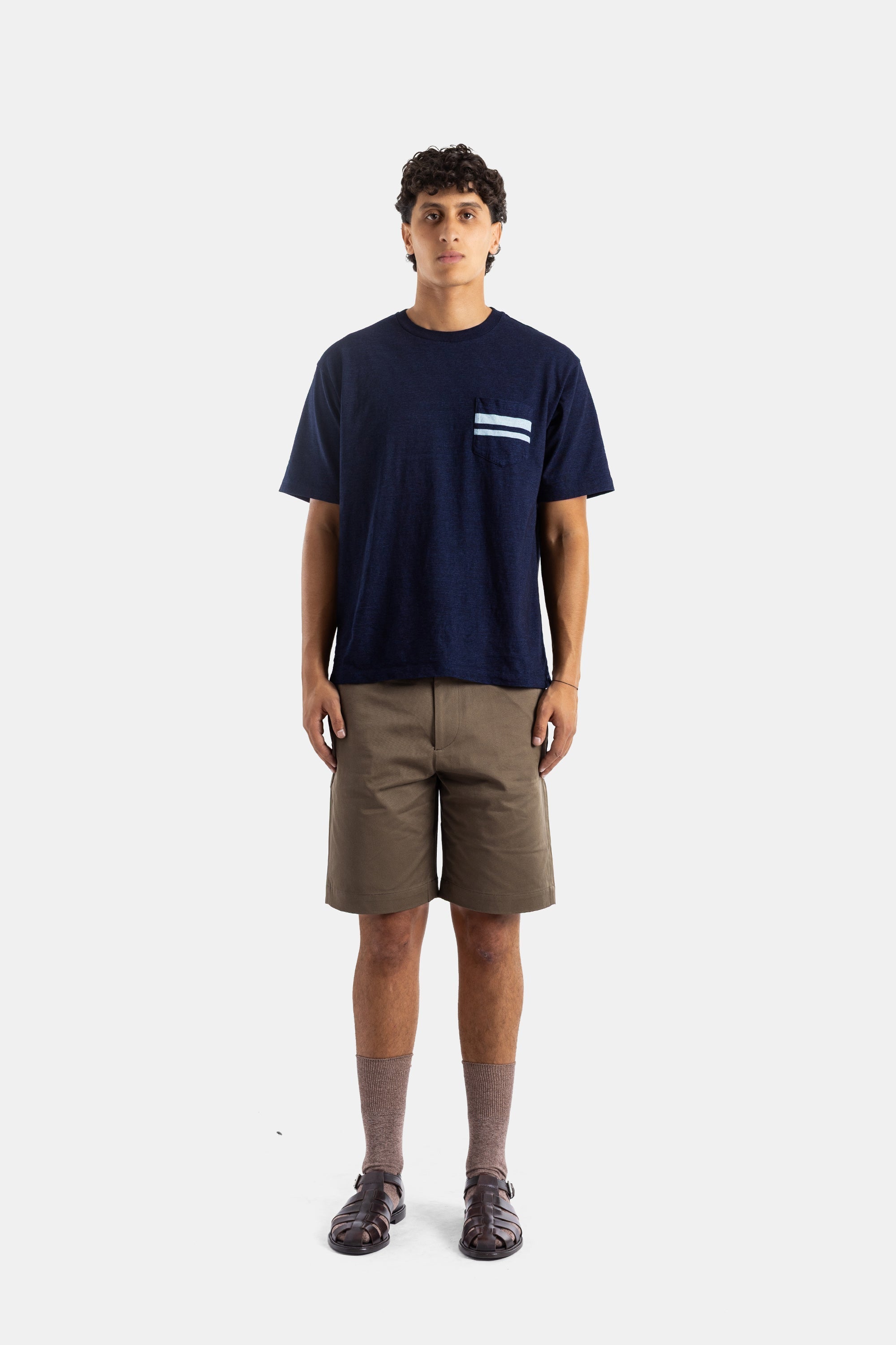 Momotaro Jeans Shorts — Brown - 36 by Momotaro Jeans