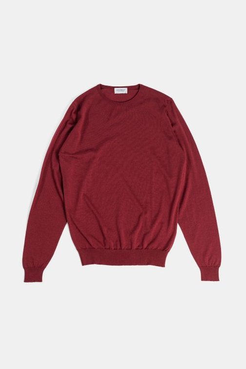 Smedley Lundy Sweater — Red by Smedley
