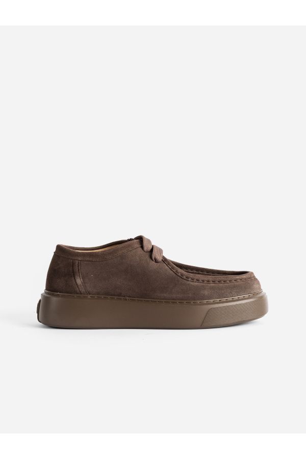 Referenc Suede Sneaker — Brown by Referenc