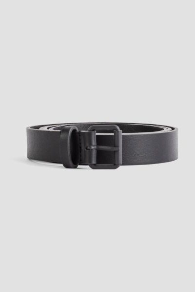 Sofie D'Hoore 25mm Leather Belt — Black by Sofie D'Hoore