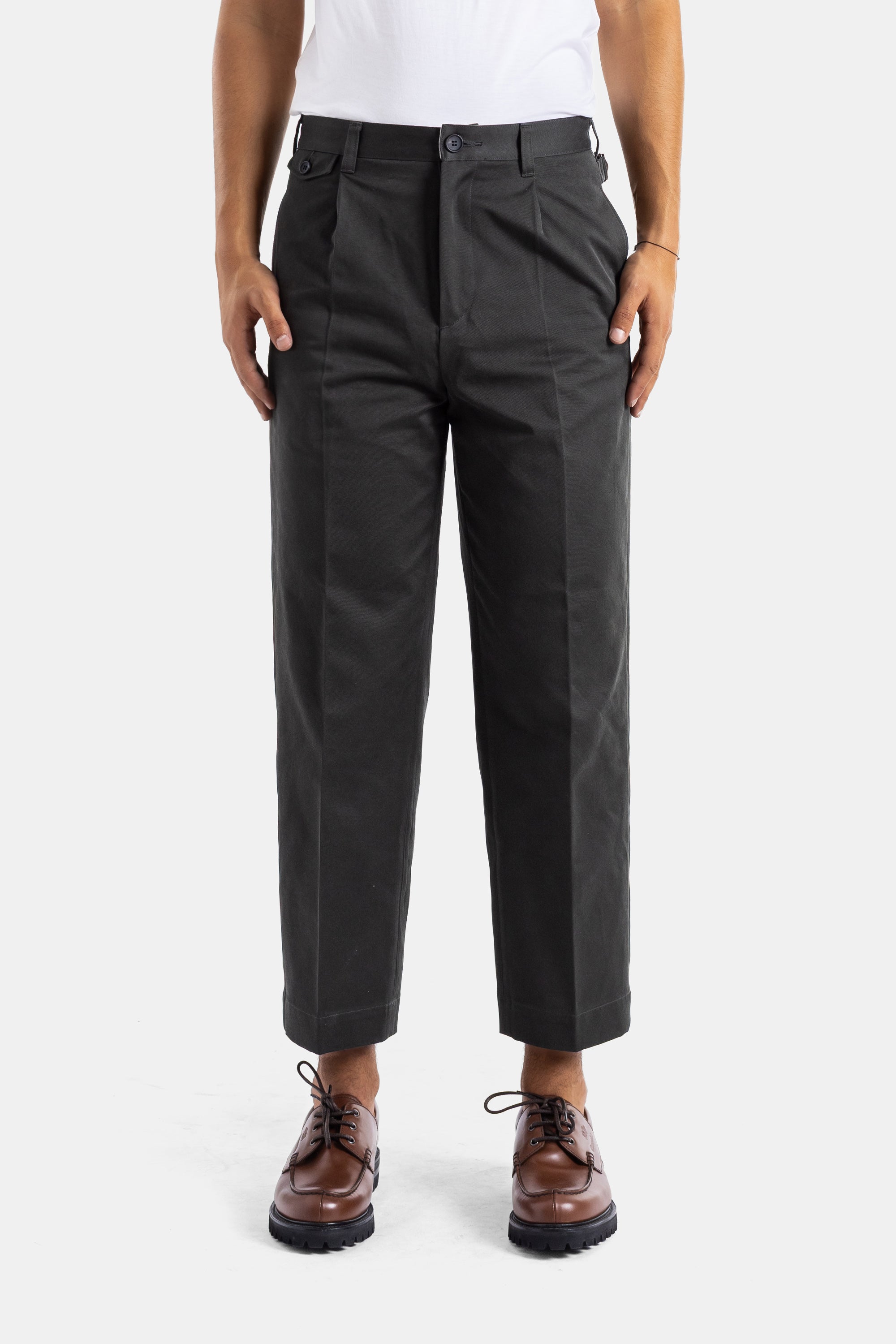 Momotaro West Point Trousers — Black - 32 by Momotaro Jeans