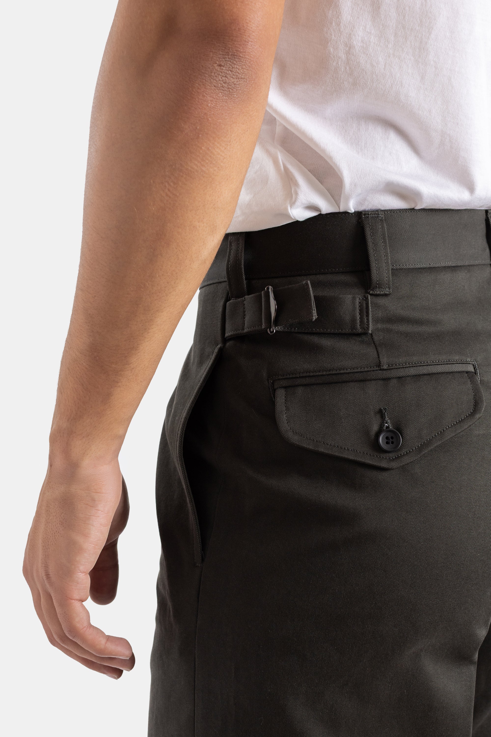 Momotaro West Point Trousers — Black - 32, view 4
