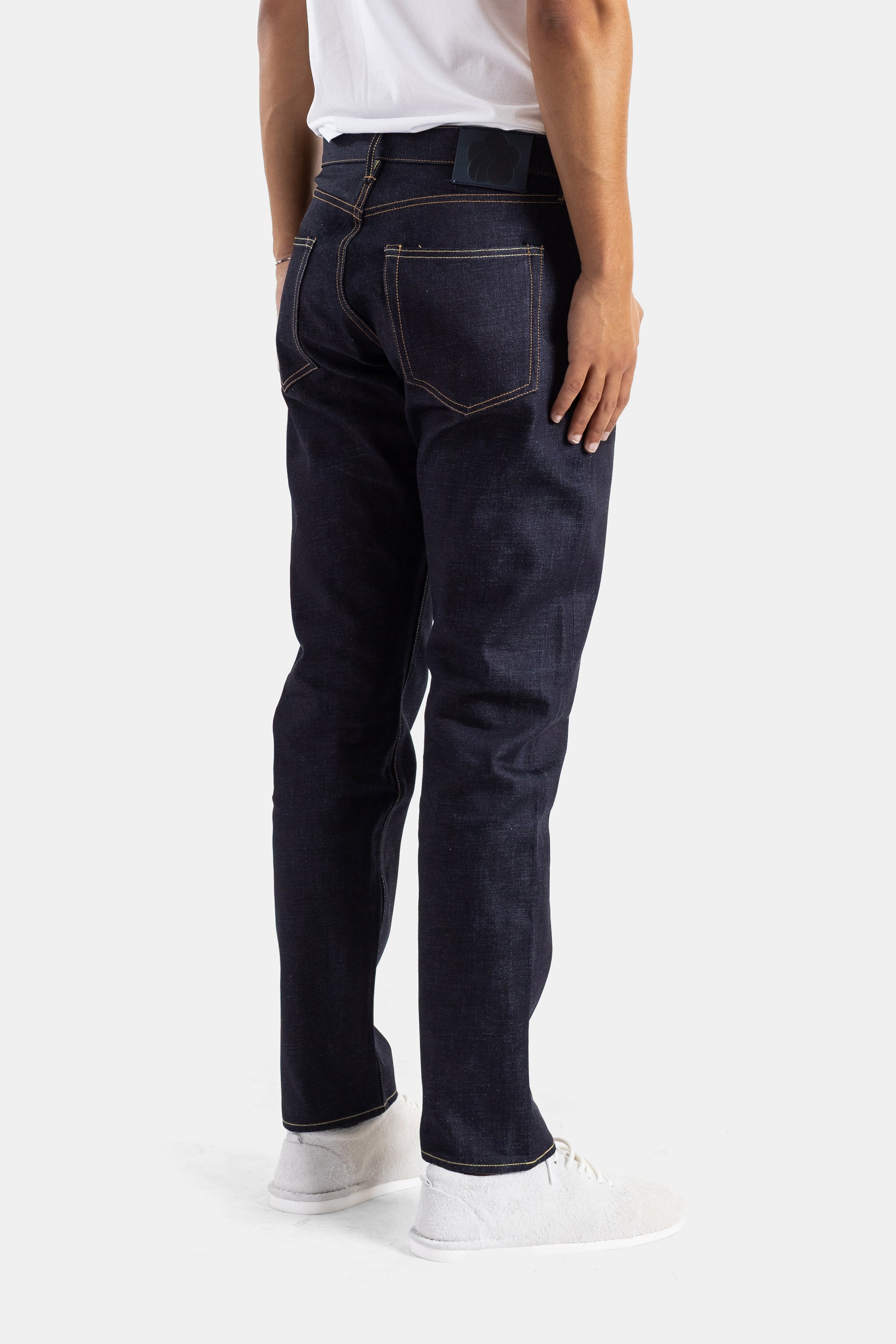Momotaro Organic Selvedge Denim Jeans — Blue - 28, view 4