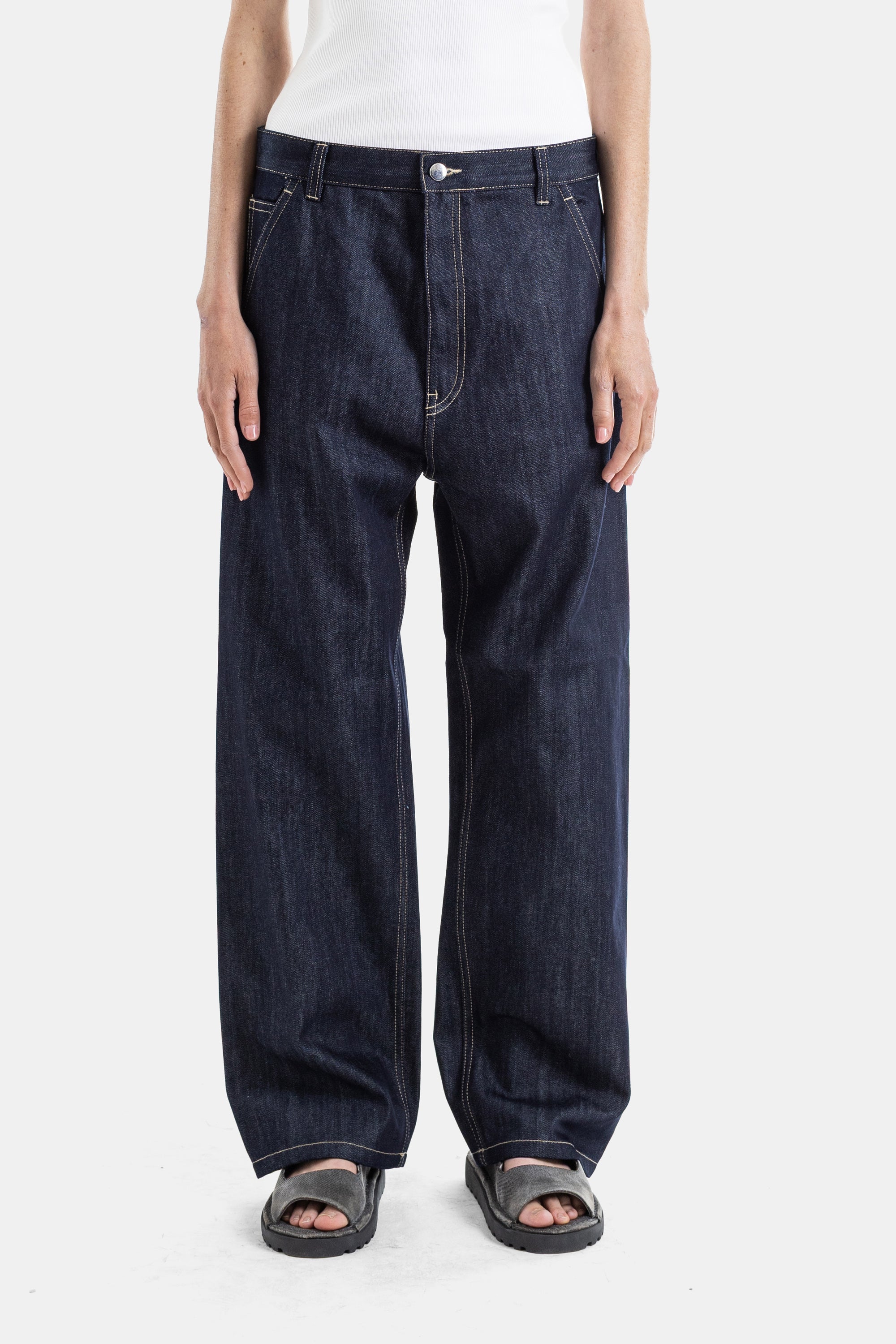 Sofie D'Hoore Pasay Jeans — Navy - FR 40 by Sofie D'Hoore