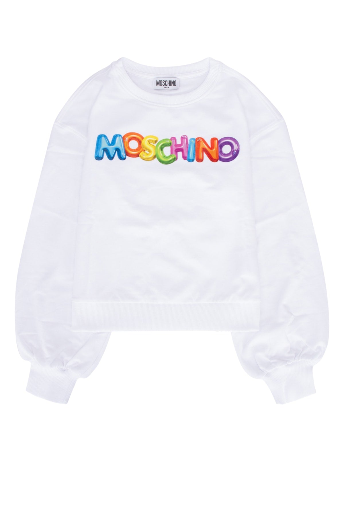 Moschino Kids Logo-Print Sweatshirt — White by Moschino Kids