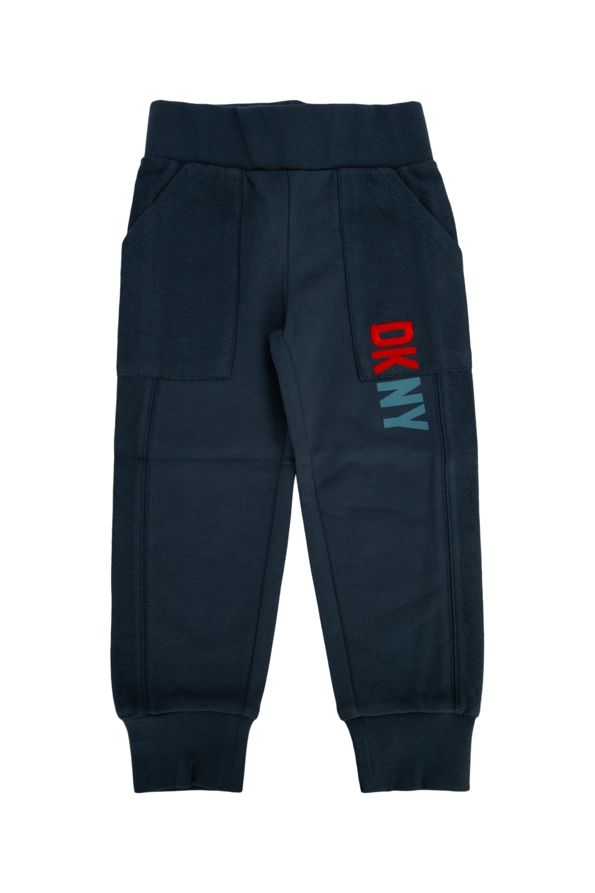 Dkny Junior Textured Cotton-Blend Jogging Pants — Navy by Dkny Junior