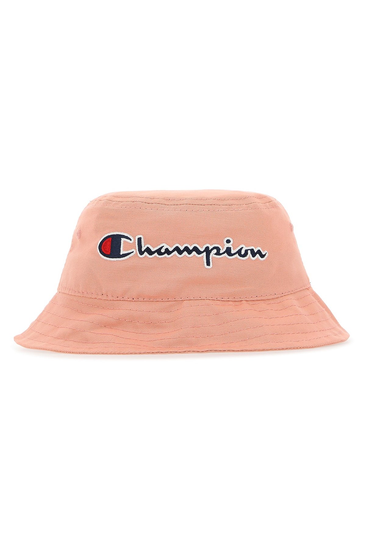 Champion Logo-Embroidered Cotton Bucket Hat — Pink by Champion