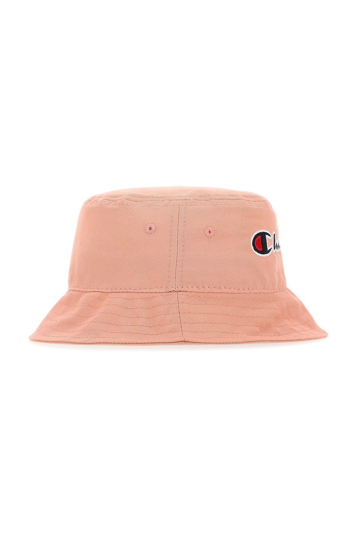 Champion Logo-Embroidered Cotton Bucket Hat — Pink, view 2