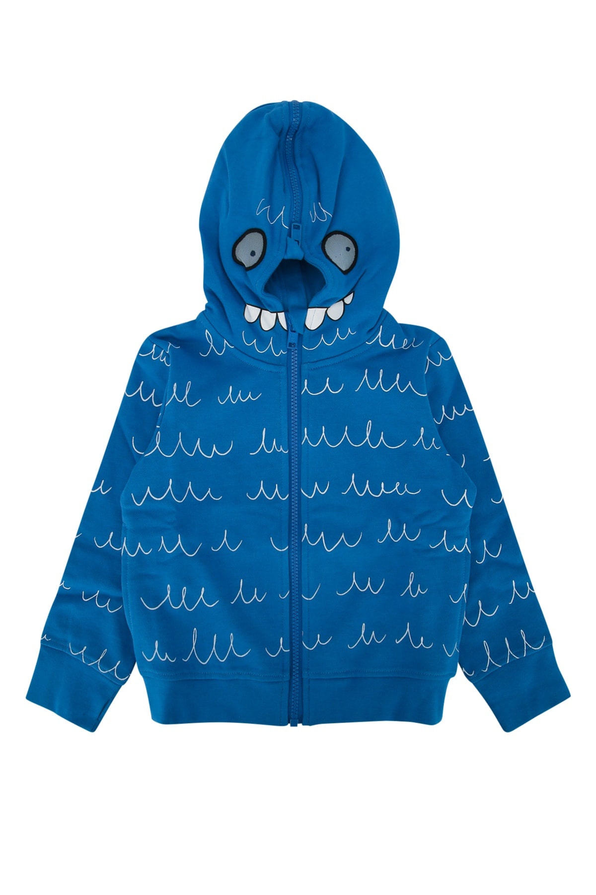 Stella Mccartney Kids Cardigan Hoodie — Blue by Stella Mccartney Kids